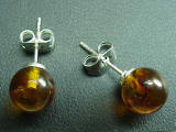 Bernstein Amber Ohrstecker