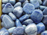 Blauquarz Trommelstein